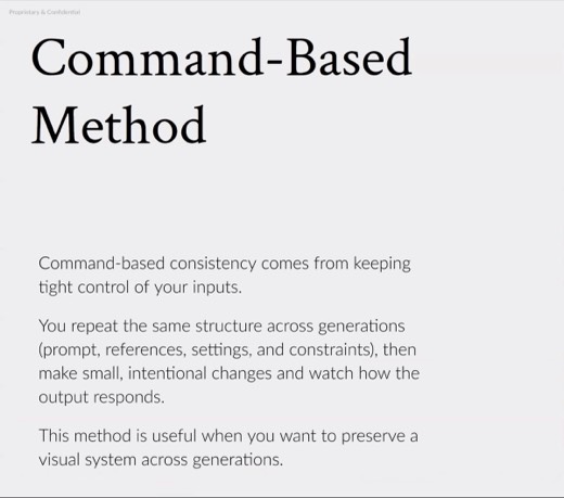 Slide "Command-Based Method": repeat the same structure, make small intentional changes
