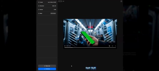 Subway ad video chain