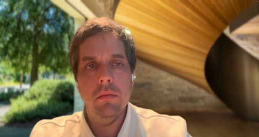 Tony Jones webcam, outdoors, neutral expression