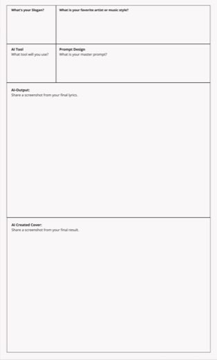 The blank classwork board template